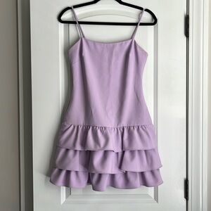 LIKELY MINI DRESS SHEER LILAC SIZE 2